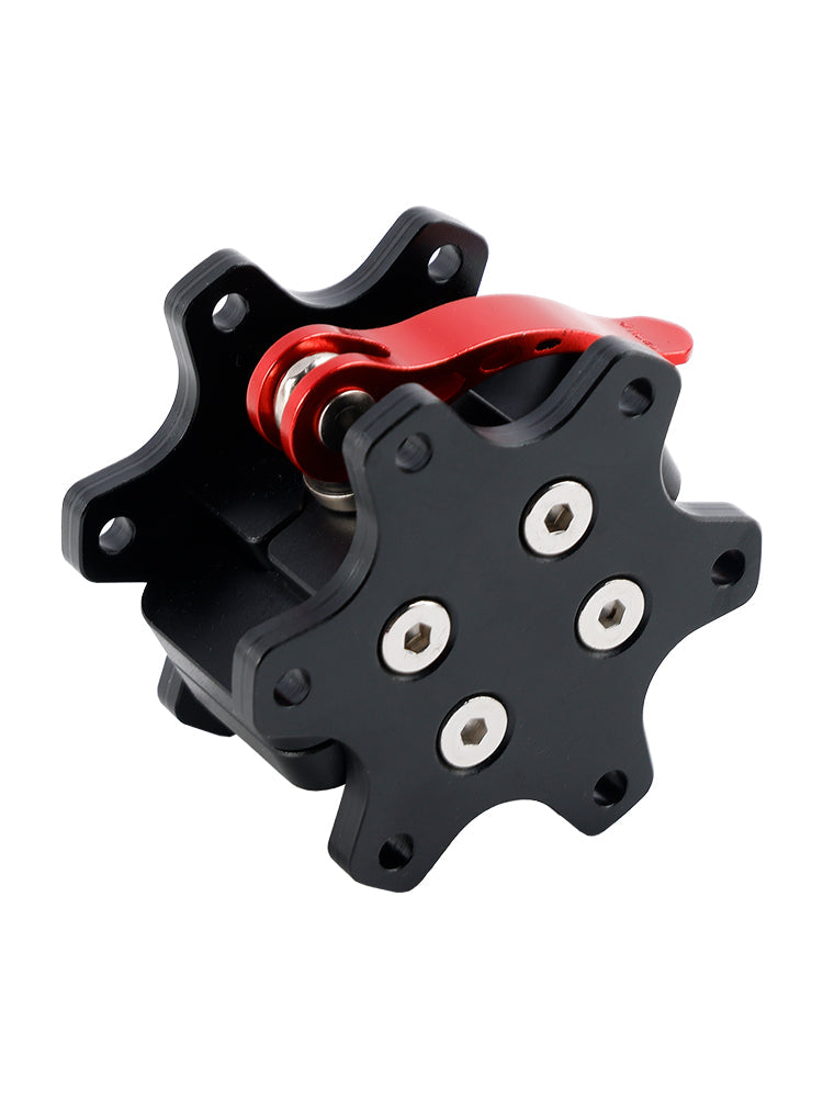 Adattatore per mozzo a sgancio rapido per volante Thrustmaster/Logitech/Simagic da 70 mm