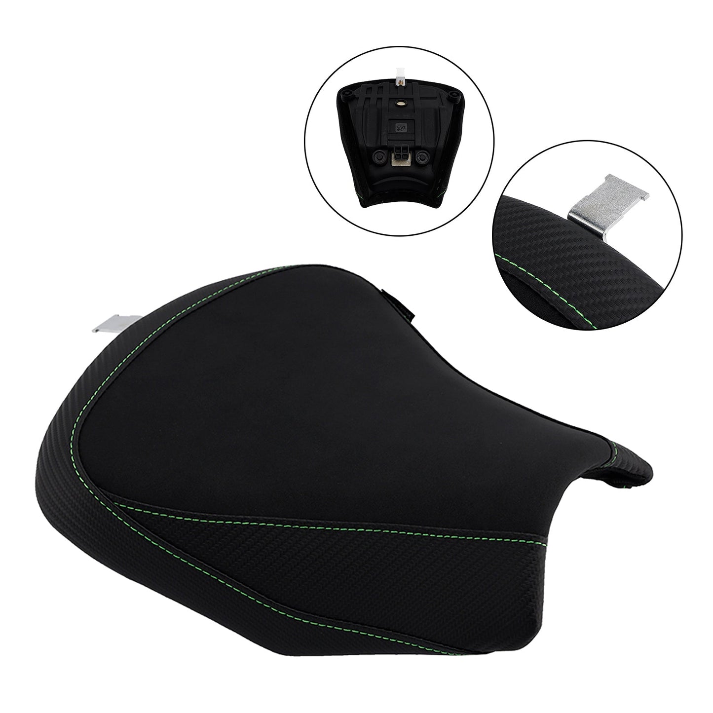 Sella passeggero anteriore Kawasaki Ninja 650 Z650 2017-2025, bianca