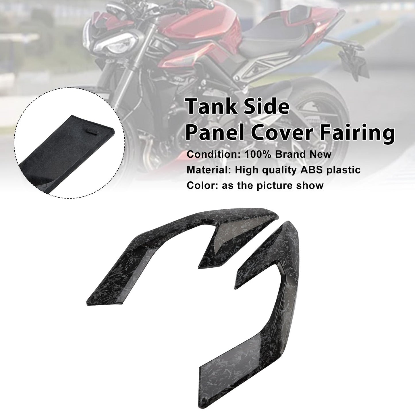 Carenatura laterale del serbatoio Street Triple 765 R/RS 2023-2025