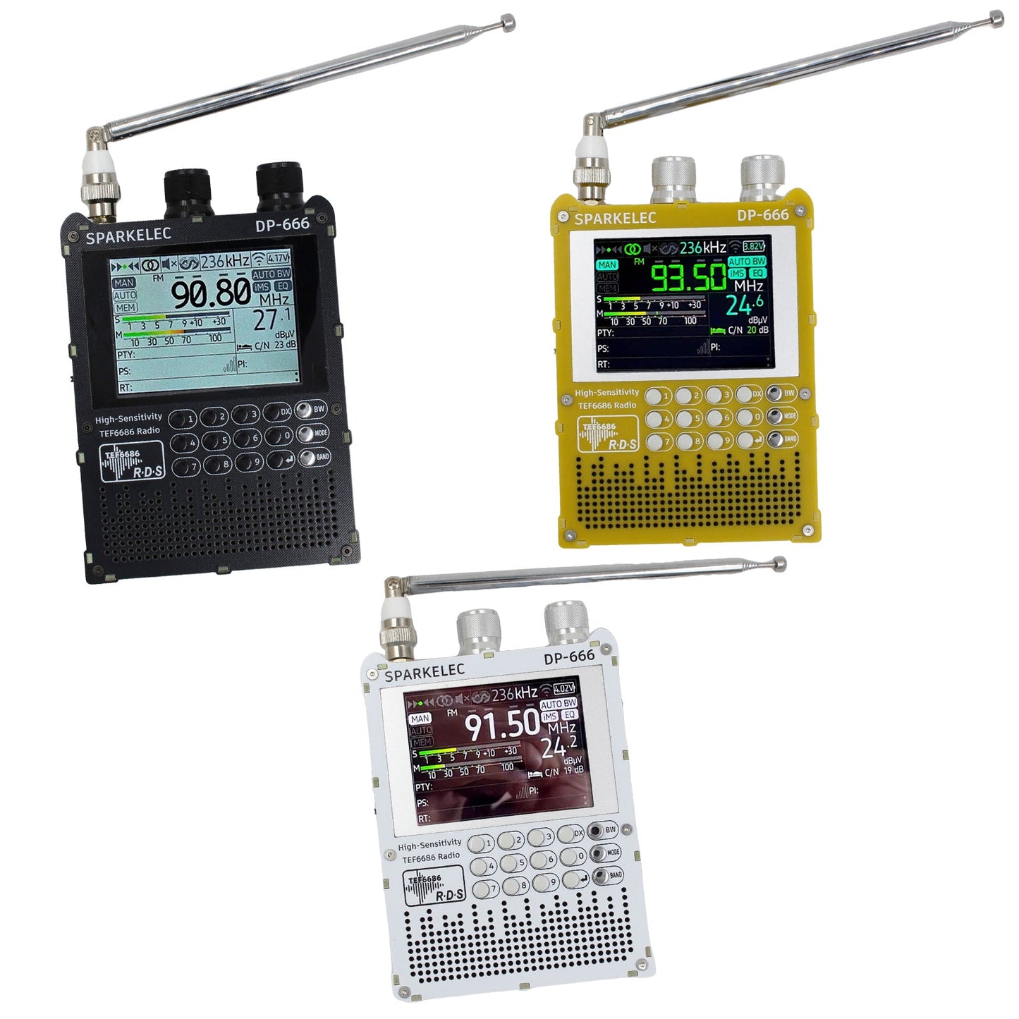 Radio DSP TEF6686 DP666 Radio a onde corte LW MW SW 0IRT ad alta sensibilità a banda intera