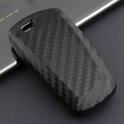 Custodia in pelle e silicone per chiave auto con fibbia per BMW Square