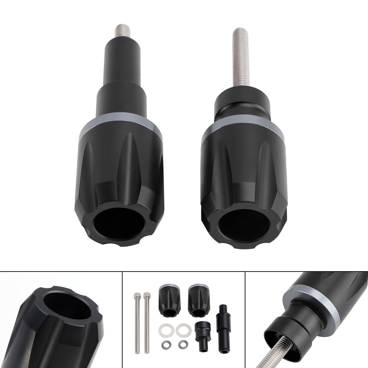 Protezioni telaio antiurto CNC blu e nere per BMW F900R F750GS F850GS 2019-2023