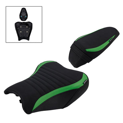 Sella completa imbottita per pilota e passeggero per Kawasaki Ninja Z900 2017-2024, colore nero.