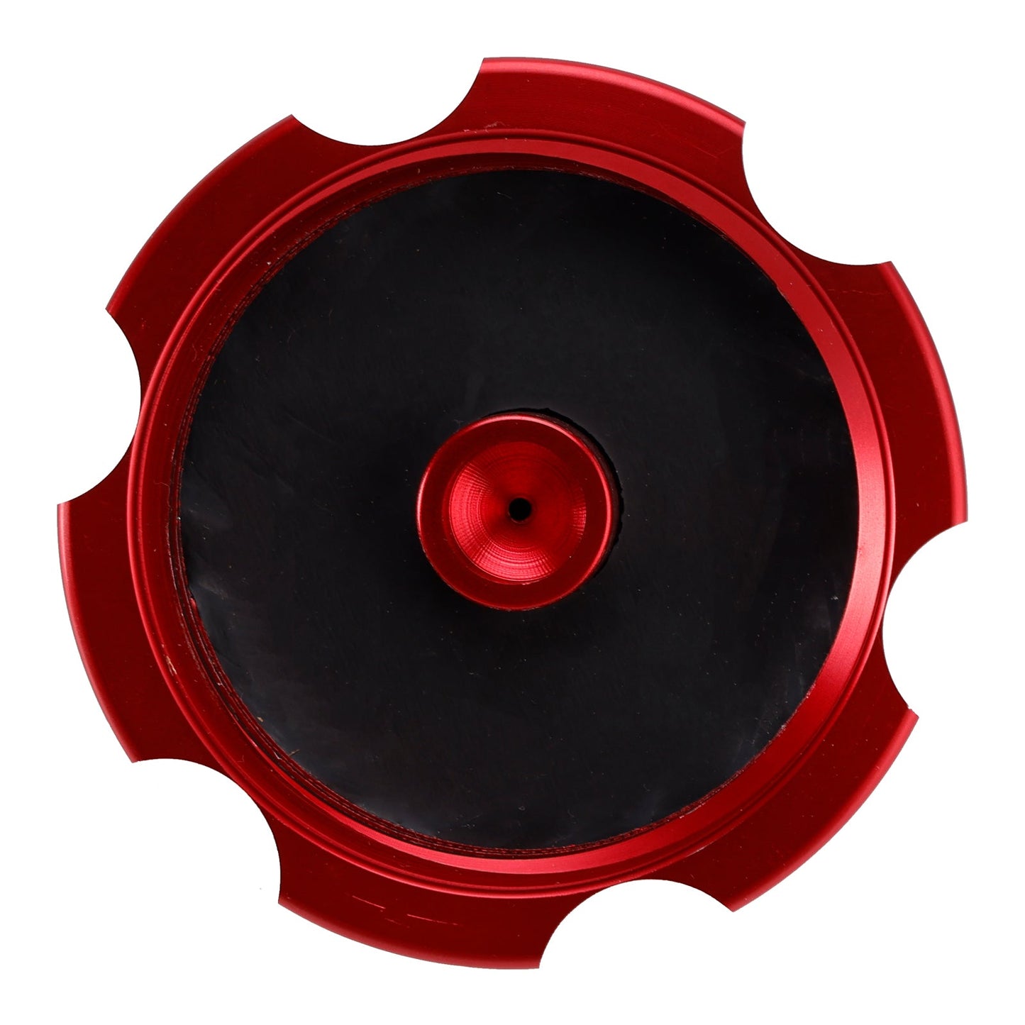 Tappo serbatoio carburante in alluminio con sfiato rosso per Yamaha Raptor YFM 250/350/660R YFZ450