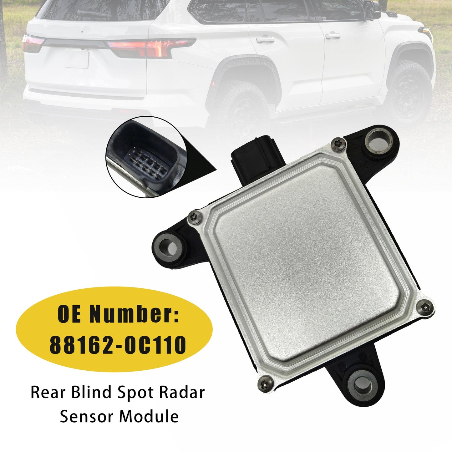 Modulo sensore radar per angolo cieco posteriore per Toyota Sequoia 2023-2024, codice 88162-0C110
