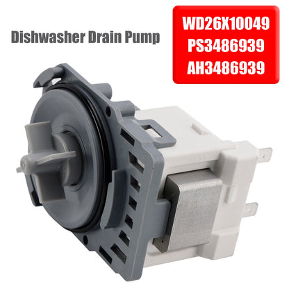 WD26X10049 PS3486939 AH3486939 Pompa di scarico per lavastoviglie GE