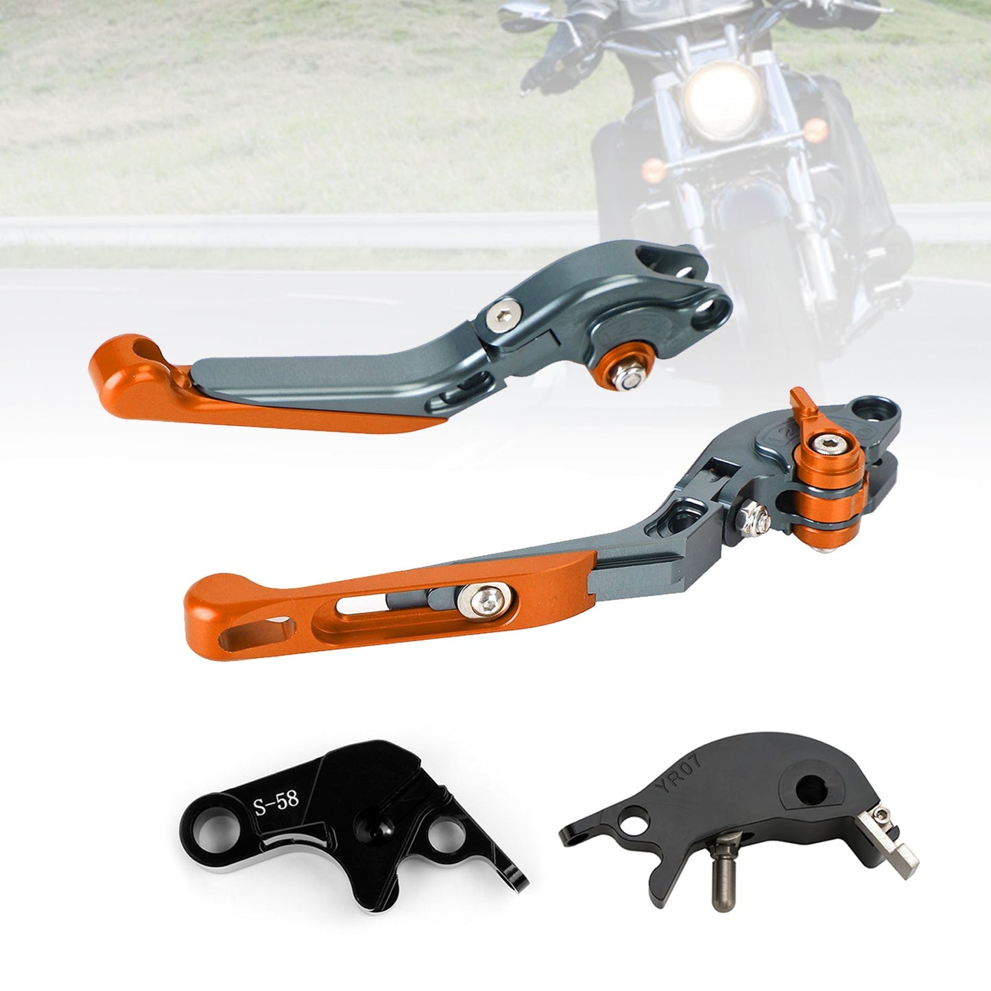 Leva freno frizione regolabile YAMAHA YZF R7 MT-10/SP FZ-10/SP 2022-2023