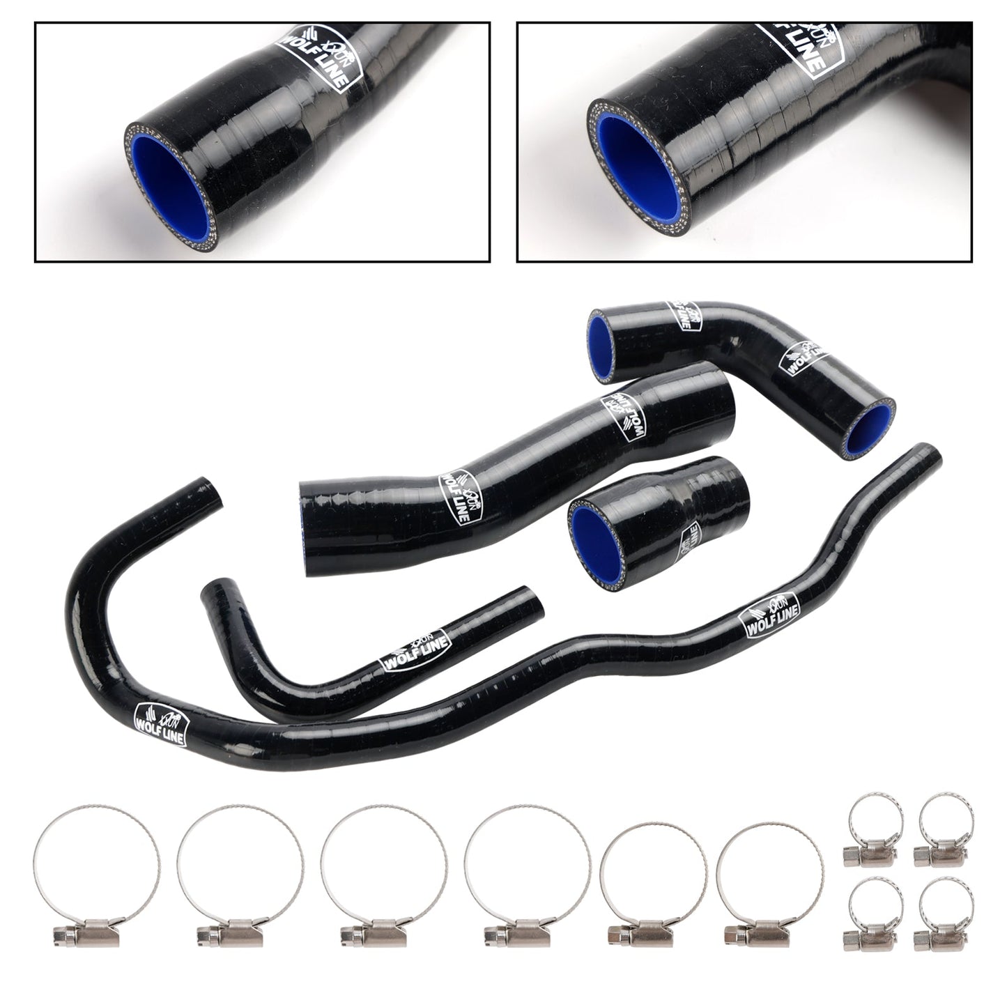 Kit tubo flessibile refrigerante radiatore in silicone BMW S1000RR 2019-2023