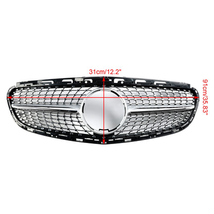 Per Mercedes Classe E W212 2013-2016 Facelift Diamond Griglia per paraurti anteriore