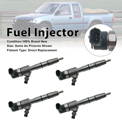 4 iniettori di carburante per JMC ISUZU 4JB1 JX49ZLQ4 0445110629 0 445 110 629