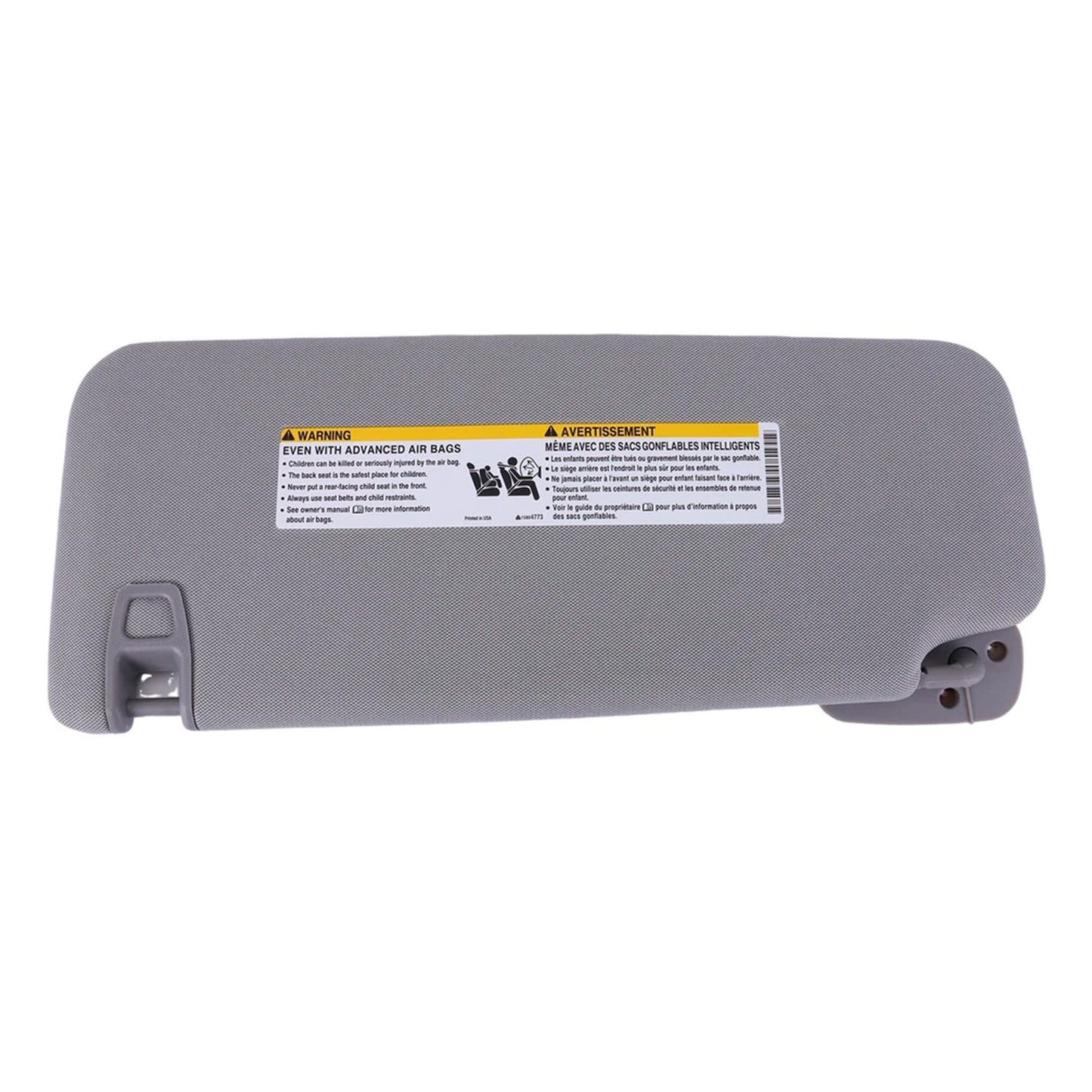 Visiera parasole grigia lato destro 23459643 per Chevrolet GMC 2014-2019