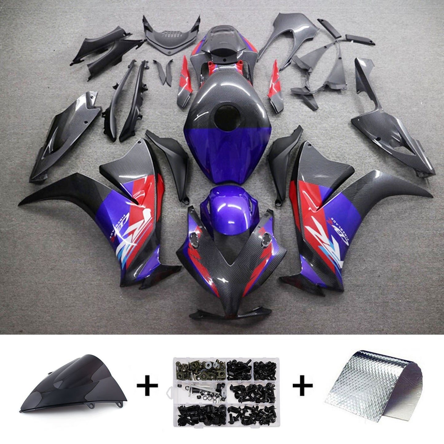 Kit di carene in plastica ABS stampate a iniezione per Honda CBR1000RR 2012-2016