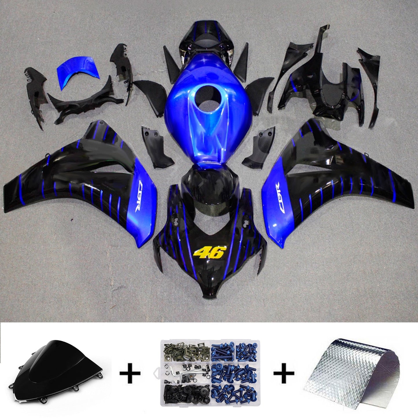 Kit di carene in plastica ABS stampate a iniezione per Honda CBR1000RR 2008-2011