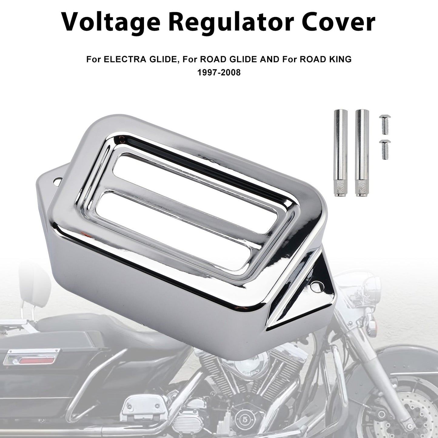 Coperchio del regolatore di tensione per Road King Electra Street Road Glide 1997-2008