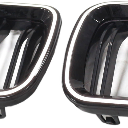 11.2009-02.2017 BMW Serie 5 F11 Touring Rene Paraurti Griglia Griglia Nero Lucido 51137203649 51137203203