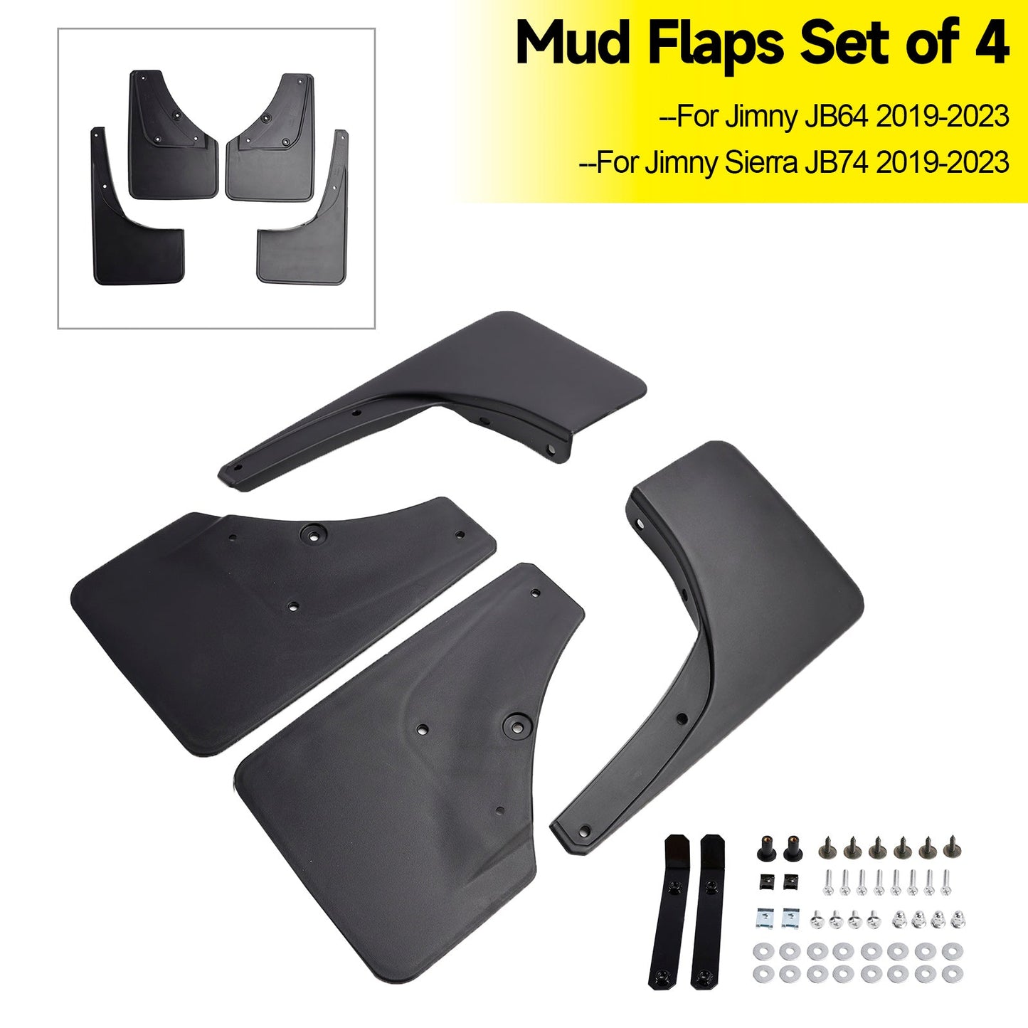 Parafango parafango anteriore e posteriore Suzuki Jimny JB64 JB74 2019-2023