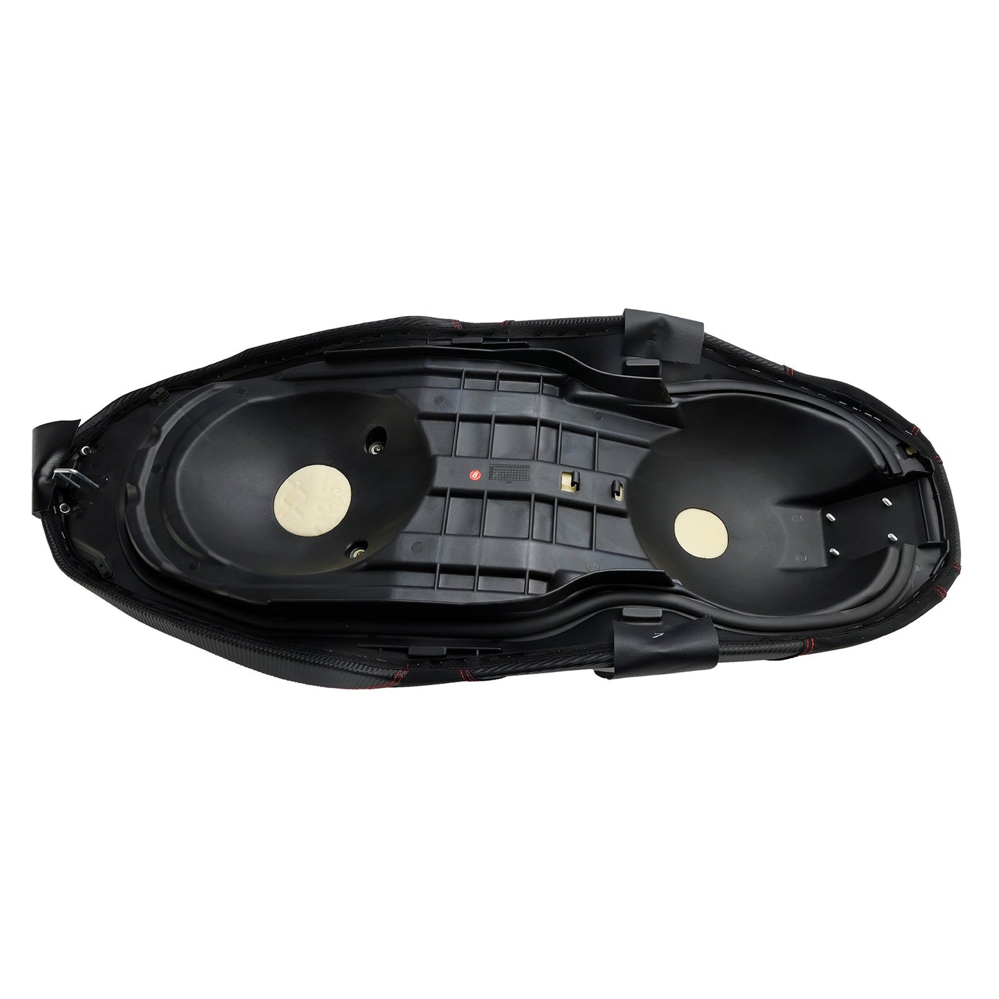 Sella passeggero completa per pilota Yamaha X-Max 300 2023-2025 con cuscino rosso