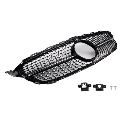 Griglia anteriore a diamante adatta per Benz Classe C W205 C250 C300 C400 2015-2018