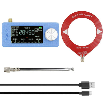 Ricevitore radio portatile SI4732 0,5-108 MHz LSB AM FM Mini tascabile per tutte le bande