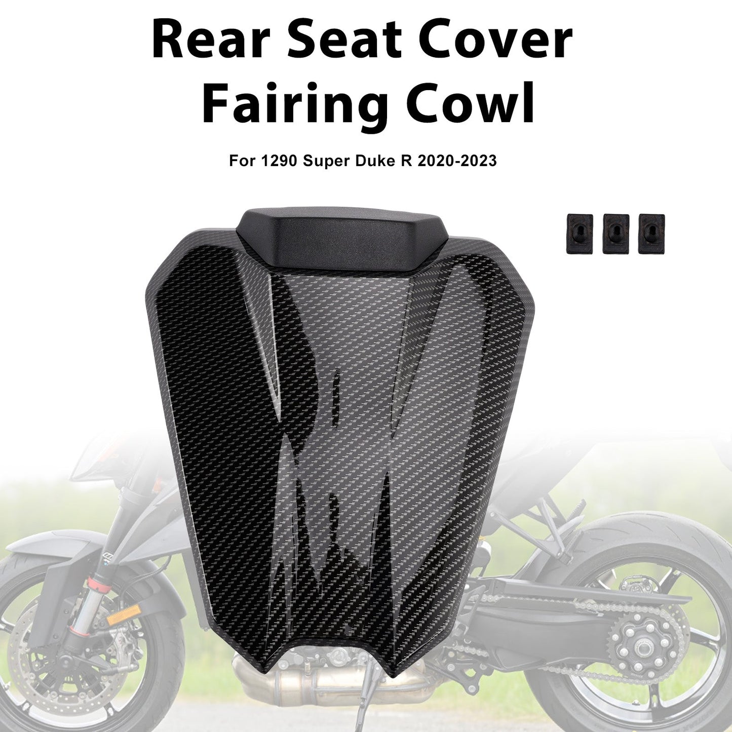 2020-2023 Per 1290 Super Duke R Copertura sedile posteriore cupolino