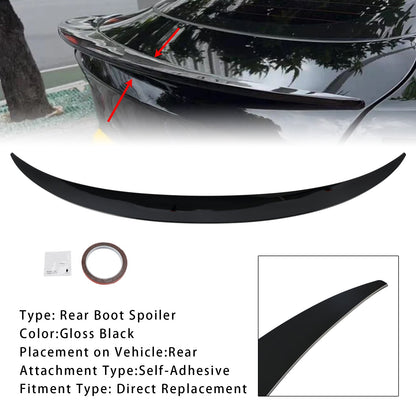 Spoiler posteriore nero lucido per BMW X6 X6M F16 F86 2014-2019