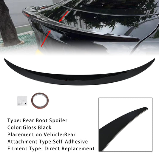 Spoiler posteriore nero lucido per BMW X6 X6M F16 F86 2014-2019
