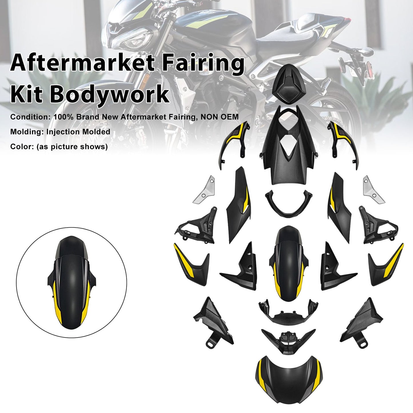 Kit di carene iniettabili per Street Triple 765 R/RS 2020-2022