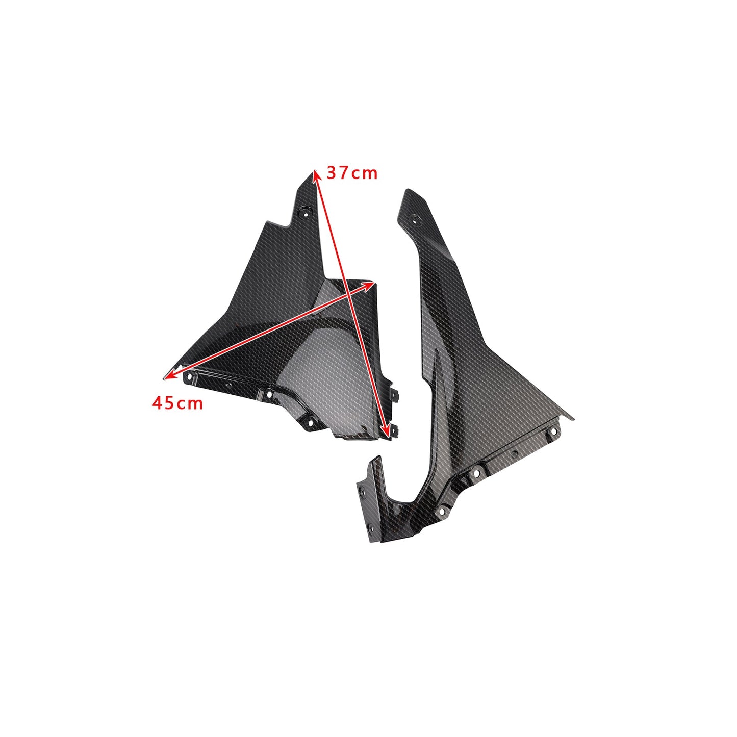 Carenatura laterale del pannello del telaio della pancia Daytona 660 2024-2025