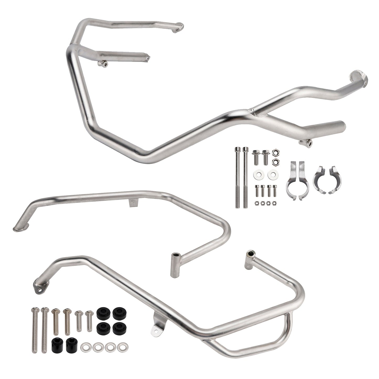 Kit di protezione motore superiore e inferiore per Honda X-Adv 750 del 2025, barra di protezione argento