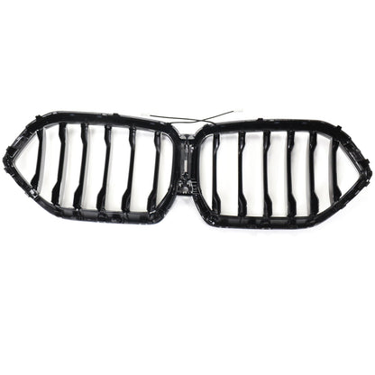Griglia paraurti anteriore nera BMW X6 G06 M50i 2020-2022 con foro per telecamera