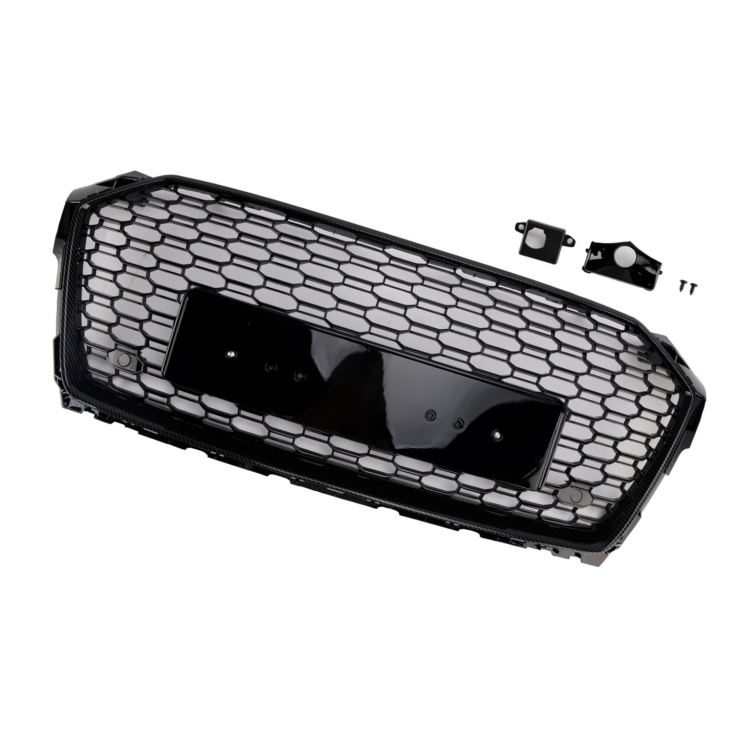 RS5 Style Sport Front Honeycomb Grill Grille Per Audi A5 S5 B9 2017-2019