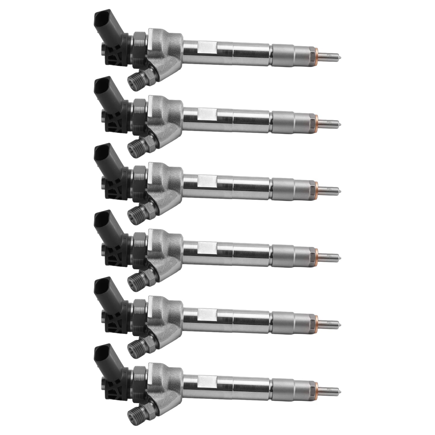 0445110597 Per BMW F10 F30 F15 328d X5 535d 740Ld N47 N57 Iniettore di carburante 6 pezzi