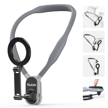 Supporto magnetico per collo per telefono cellulare Magsafe con sgancio rapido e assorbimento degli urti