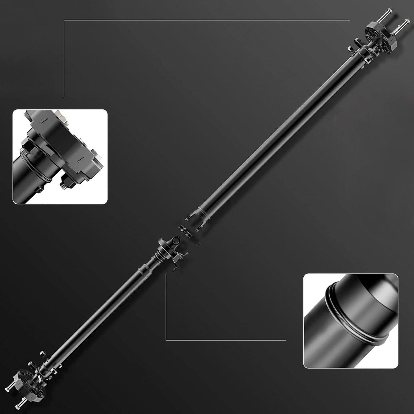 BMW X5 3.0L 2011-2018 Albero di trasmissione posteriore Gruppo albero di trasmissione 26107589129 986-384