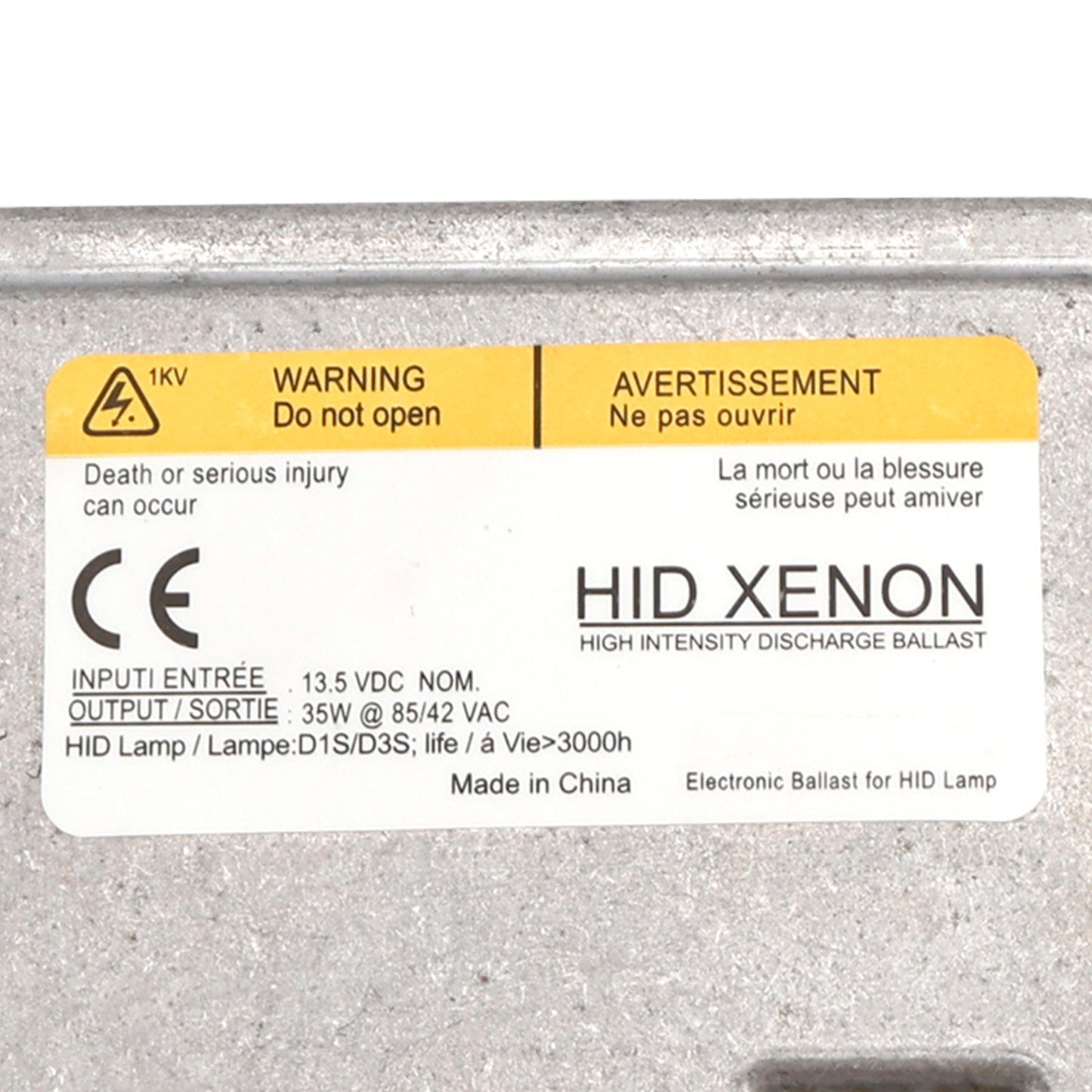 Lampada allo xeno HID Super Vision Ballast elettronico