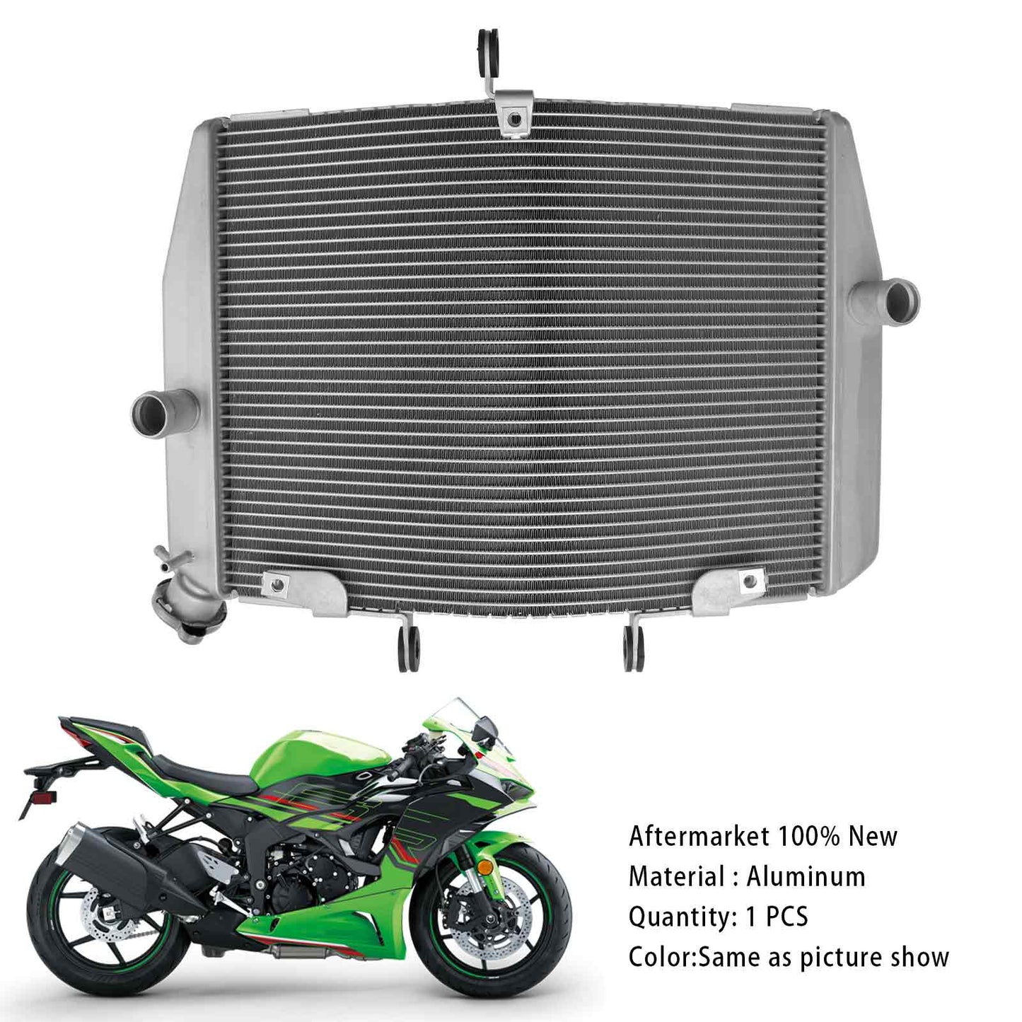 Radiatore di raffreddamento del motore Kawasaki ZX-6R ZX636 2024-2025