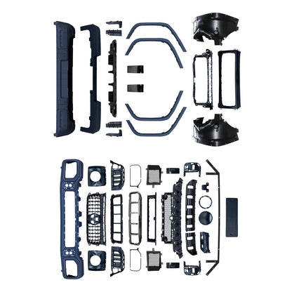 Kit carrozzeria e paraurti in stile AMG per Mercedes Benz W464 (modelli 2019-2023), compatibile con modelli W465 e G63 (modelli 2013-2023).