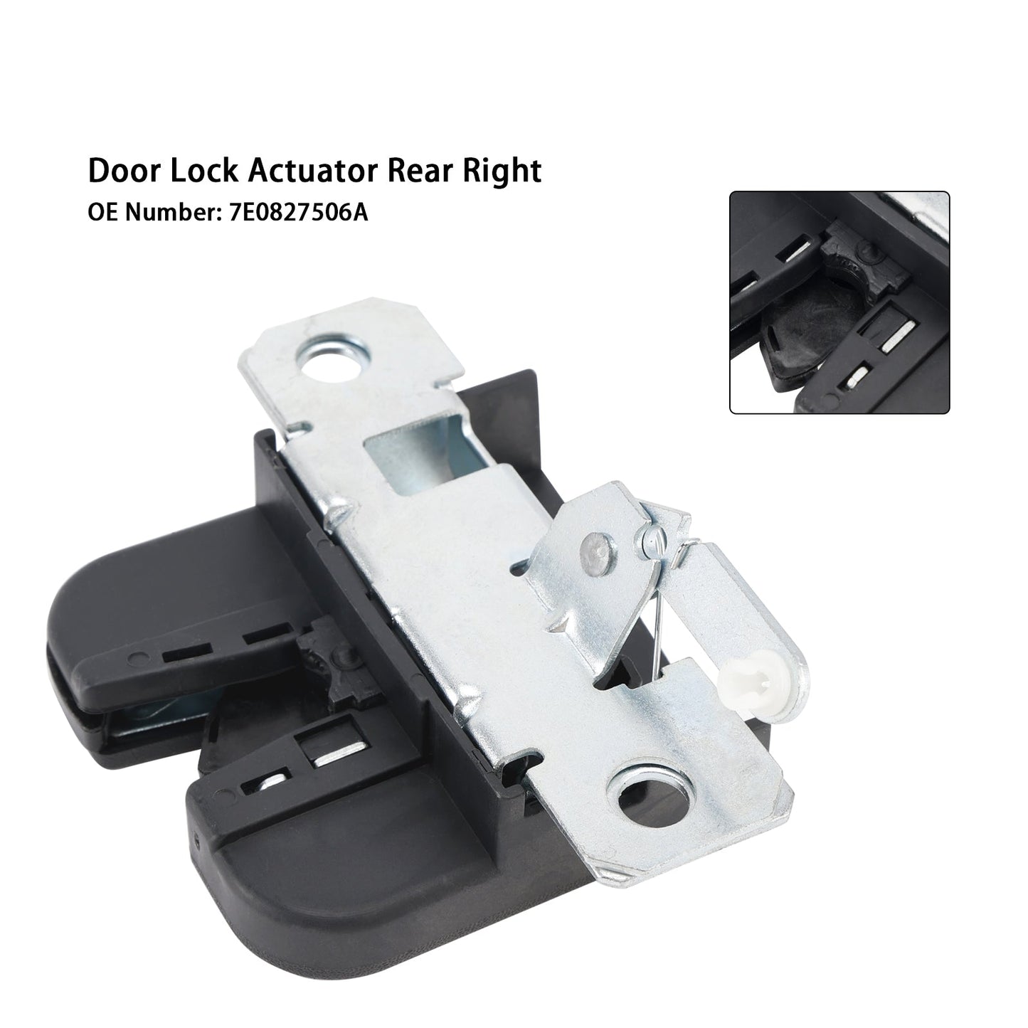 Attuatore serratura porta posteriore destro inferiore 7E0827506A adatto per VW Transporter T5 T6