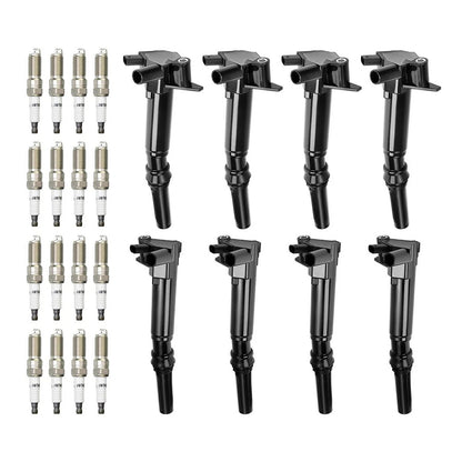 8 Bobine di accensione + 16 Candele + 8 Fili UF834 UF865 Per Ford F-250 F-350 E-450