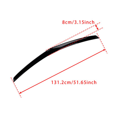 Spoiler posteriore nero lucido Mercedes-Benz Classe E W212 2008-2016
