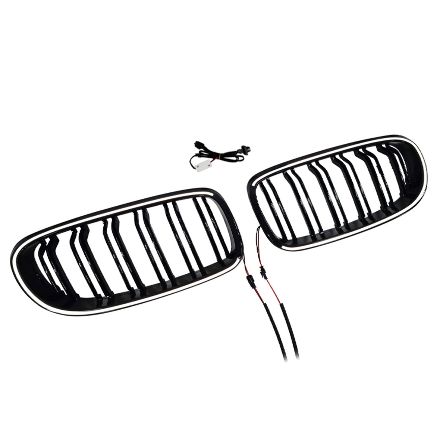 Griglia anteriore a doppio rene con nervature per BMW Serie 3 E90/E91 LCI 2009-2011