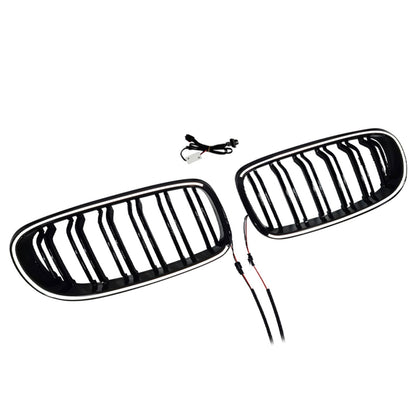 Griglia anteriore a doppio rene con nervature per BMW Serie 3 E90/E91 LCI 2009-2011