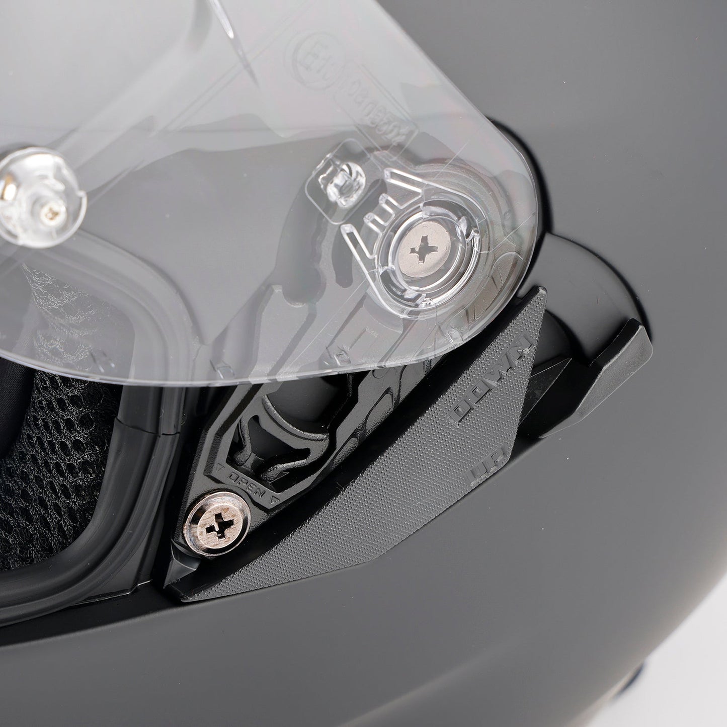 Casco da moto DOT per adulti Street Integrale Arancione Nero opaco