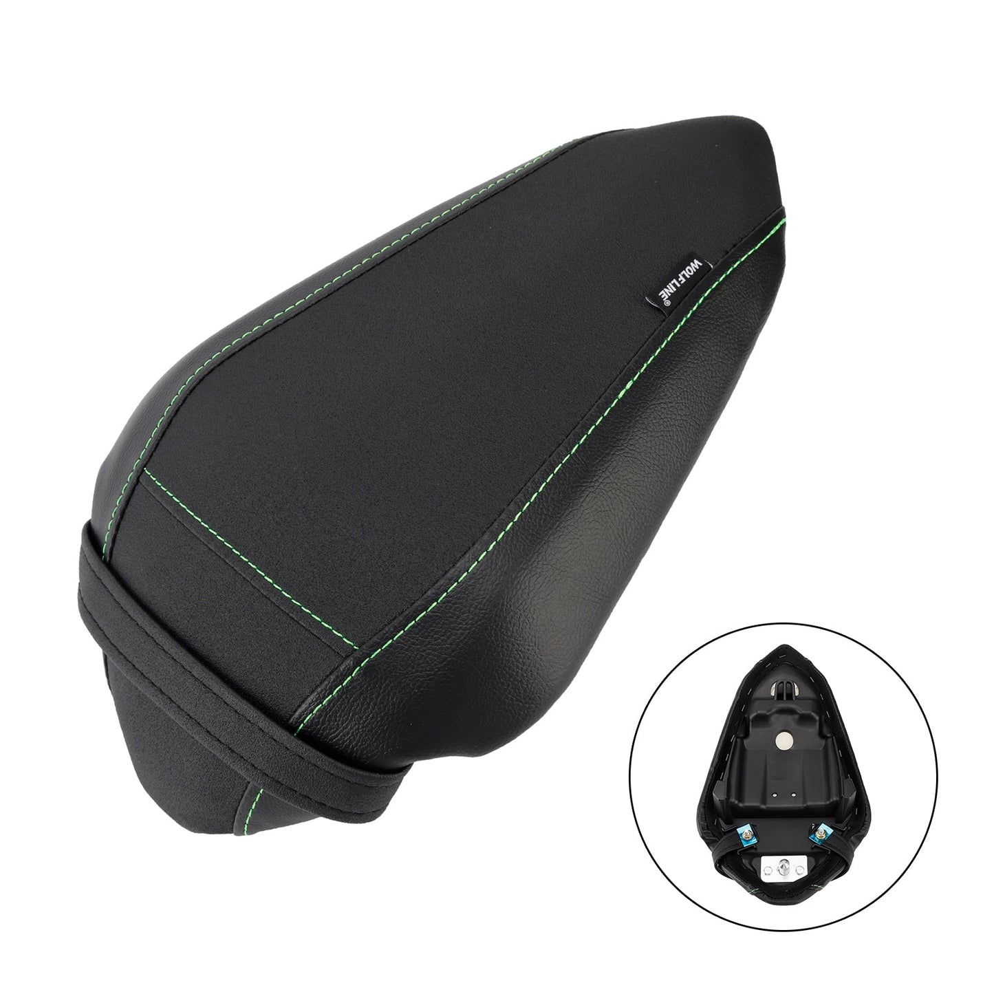 Cuscino passeggero posteriore Kawasaki Ninja 500 Z500 2024-2025 Flat Pu BlackB