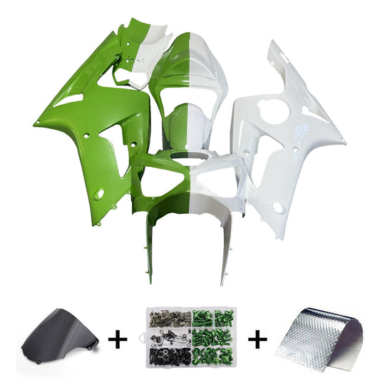 Kit carenatura iniezione in plastica ABS adatto per Kawasaki ZX6R 636 2003-2004