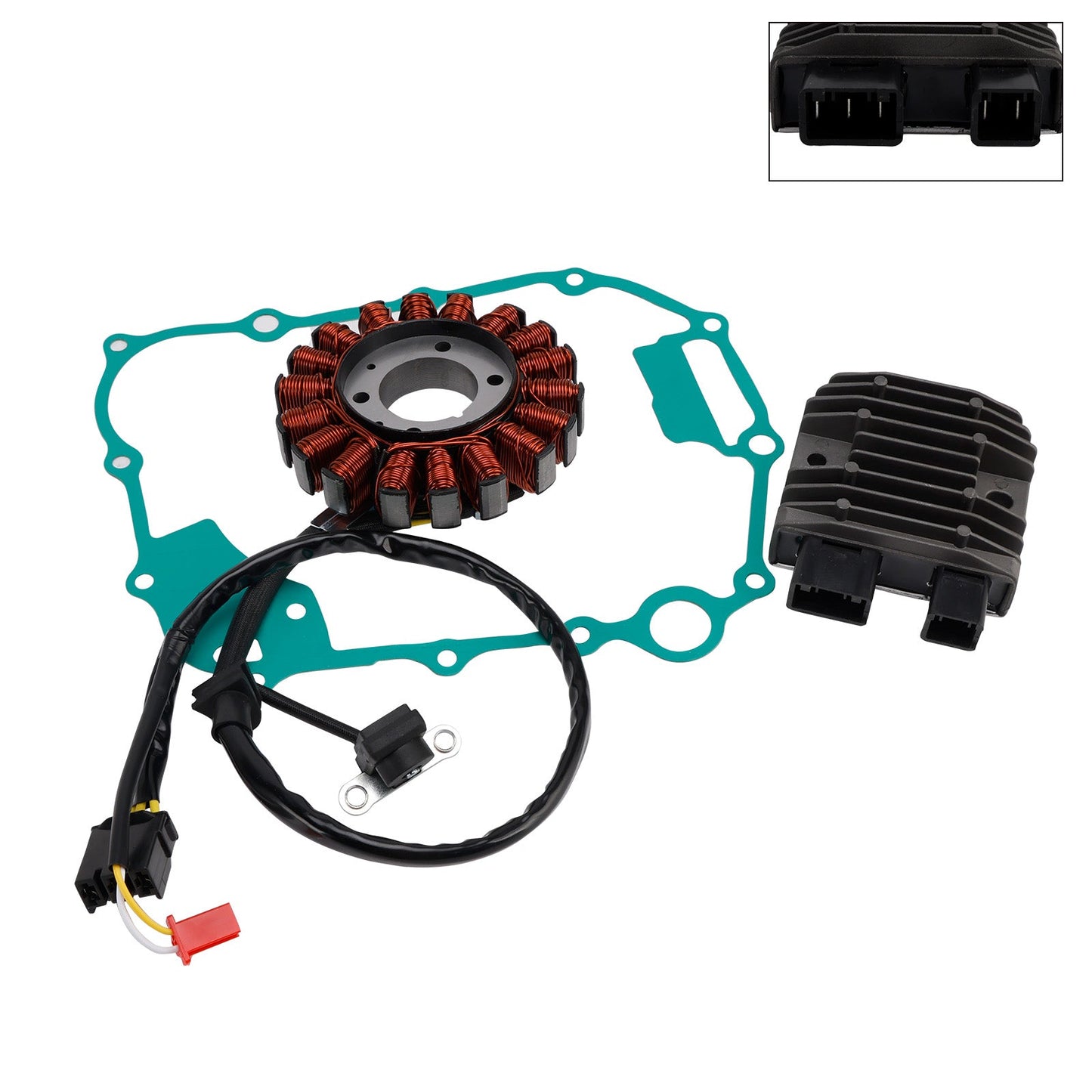 Guarnizione statore e raddrizzatore regolatore audio Honda NSS250Z Forza 250 MF10 2008-2017 31120-KVZ-632