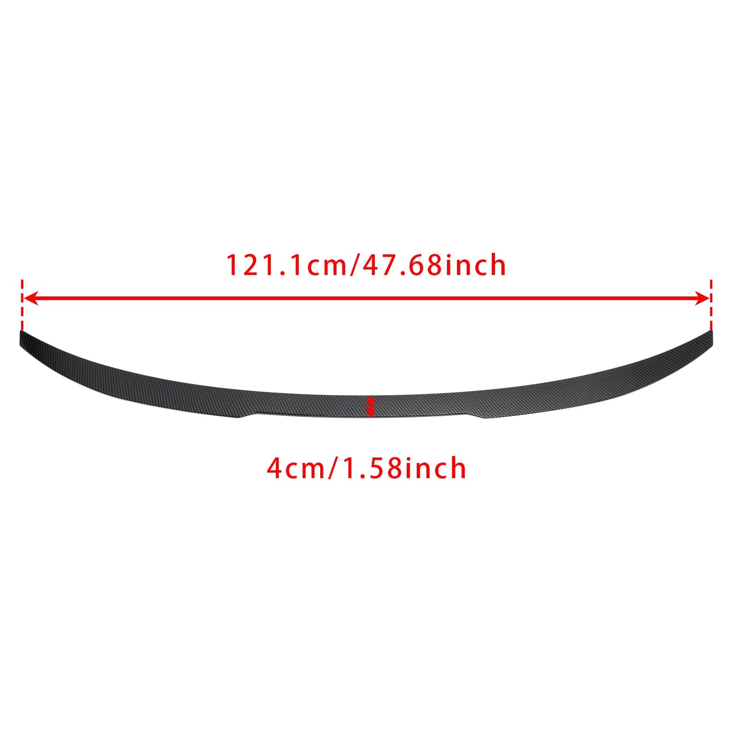 Spoiler posteriore in fibra di carbonio per BMW Serie 4 G22 G82 Coupé 2020+ stile M4