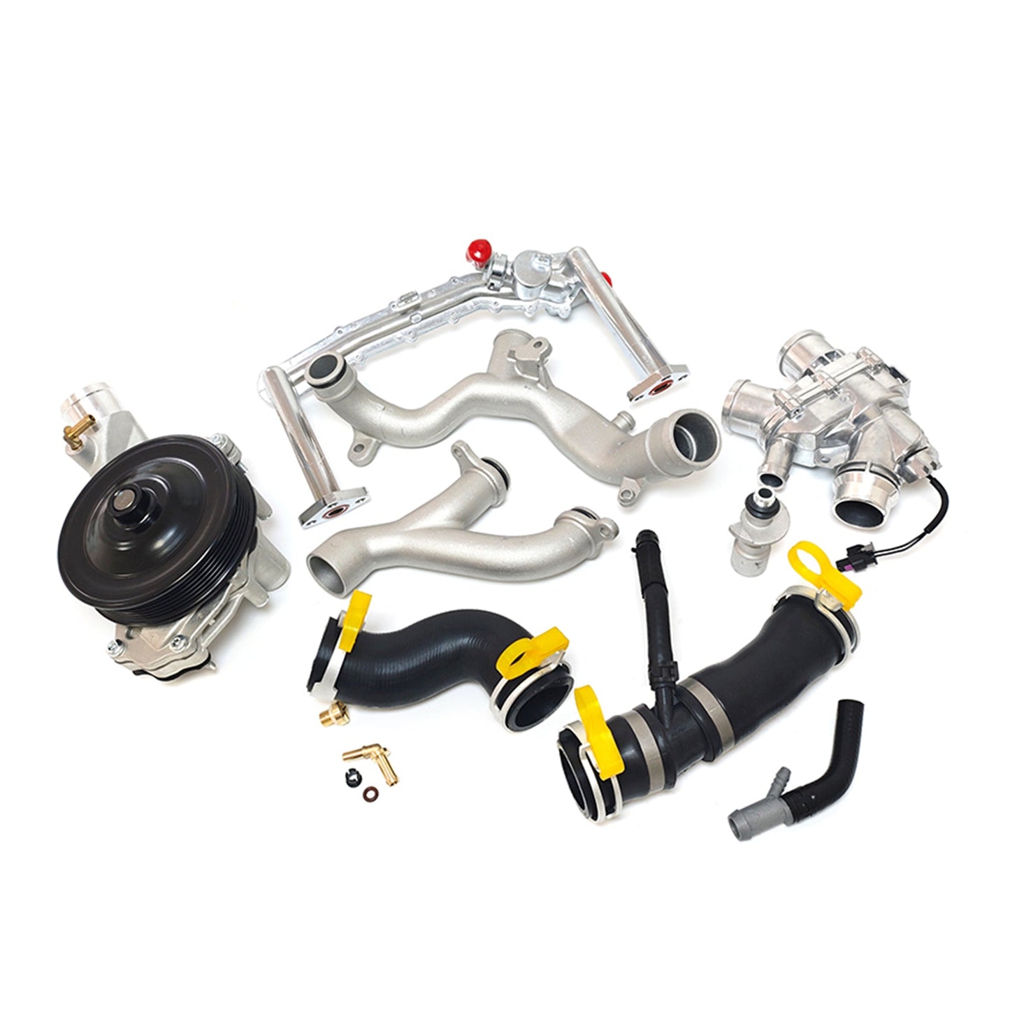 2013-2020 Jaguar XF 3.0L V6 - Kit sistema di raffreddamento a gas Motore sovralimentato LR092992 LR090630