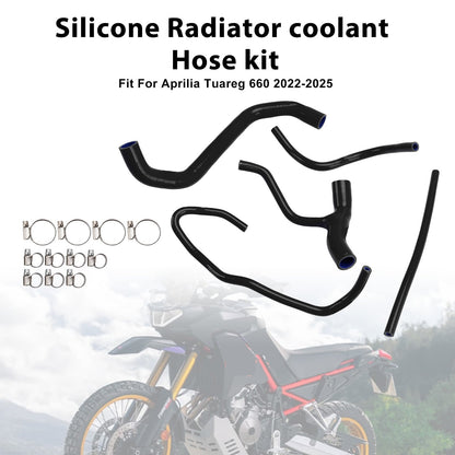 Tubo flessibile del liquido di raffreddamento del radiatore in silicone Aprilia Tuareg 660 2022-2025