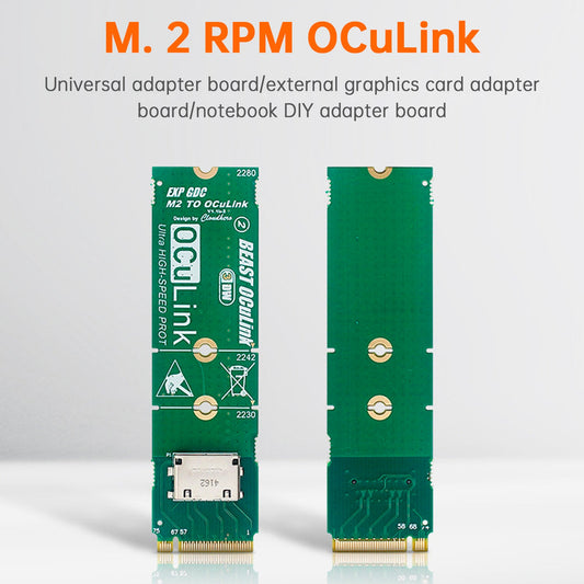 Scheda adattatore da M.2 a OCuLink Scheda di conversione dell'interfaccia da M.2 M KEY a OCULINK